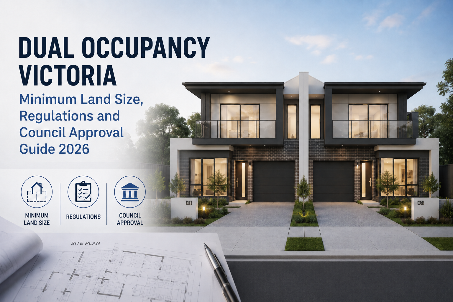 Dual Occupancy Victoria Minimum Land Size, Regulations And Council Approval Guide 2026