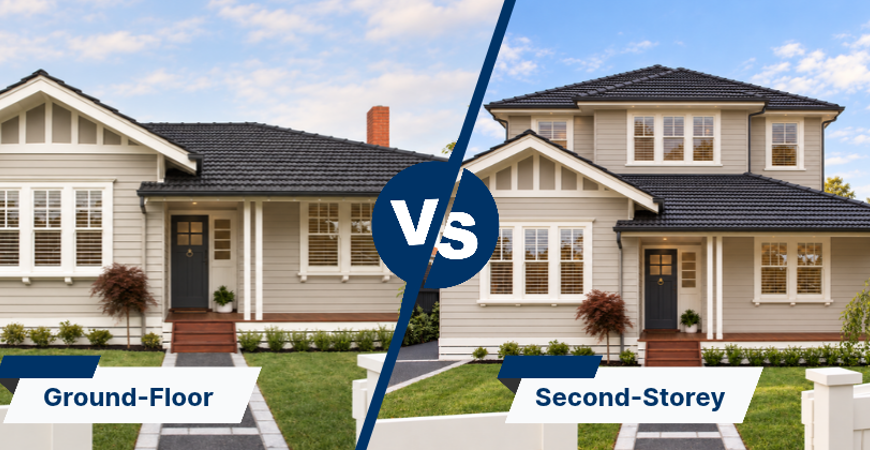 ground floor vs second storey extension