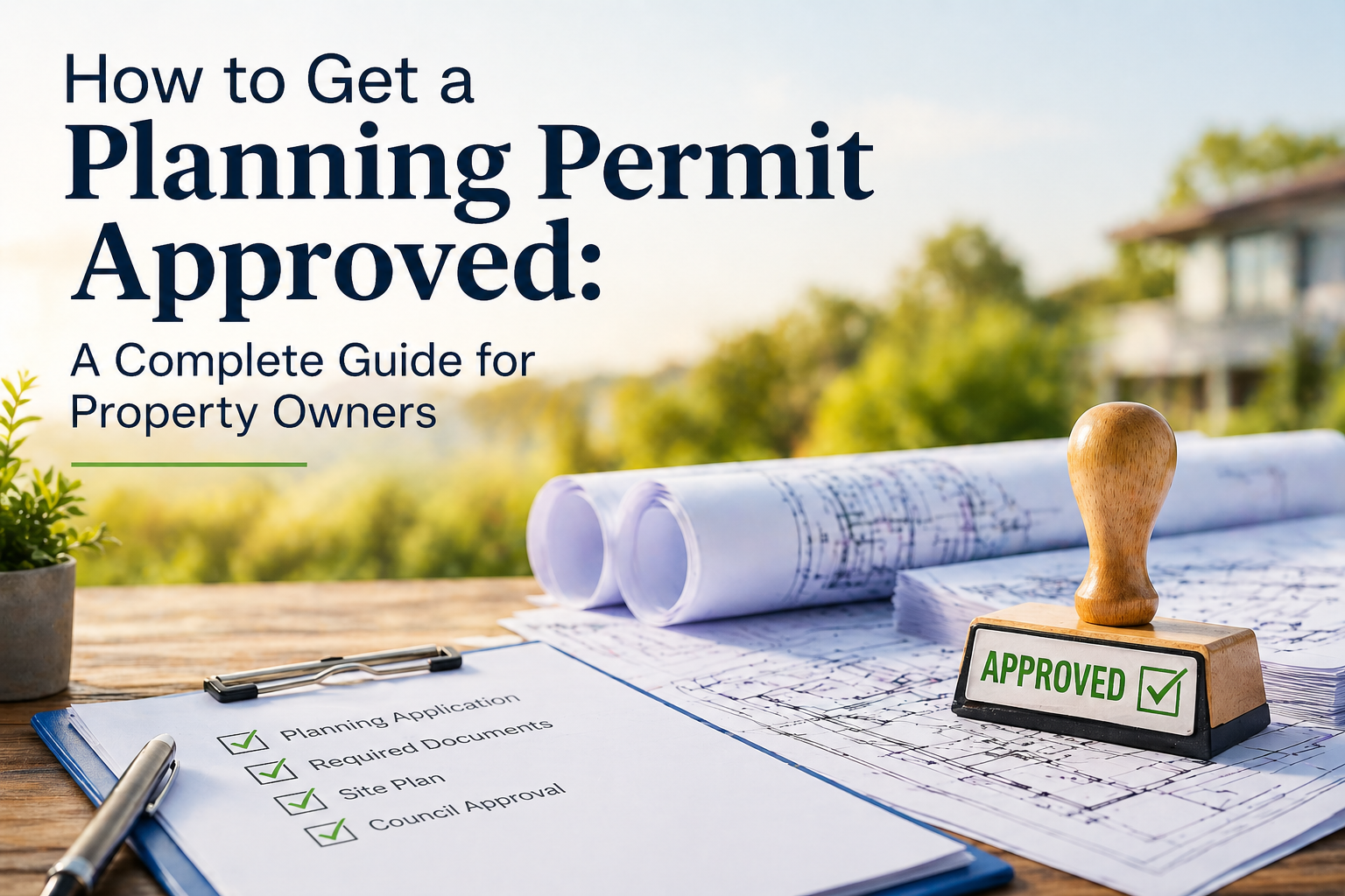 How To Get A Planning Permit Approved A Complete Guide For Property Owners